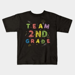 Team 2st Grade First Day of School Kids T-Shirt